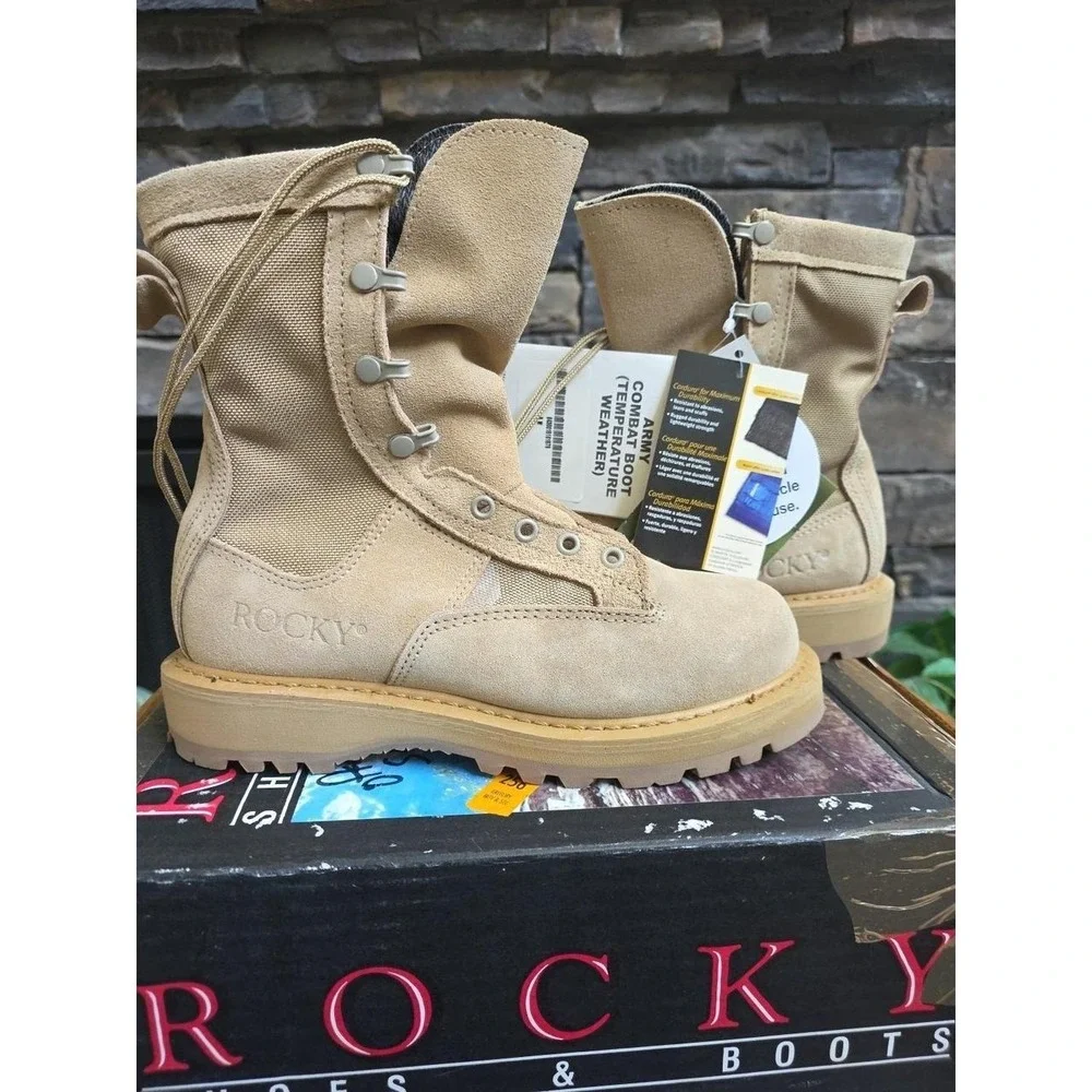 ROCKY 790G Tactical Military Combat Boot 5 W GoreTex Vibram Army Outdoor